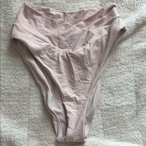 High-Waisted Pink Bikini Bottom